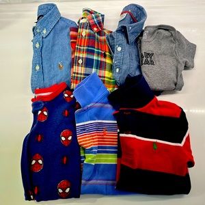 Boys lot sizes 2T & 3T